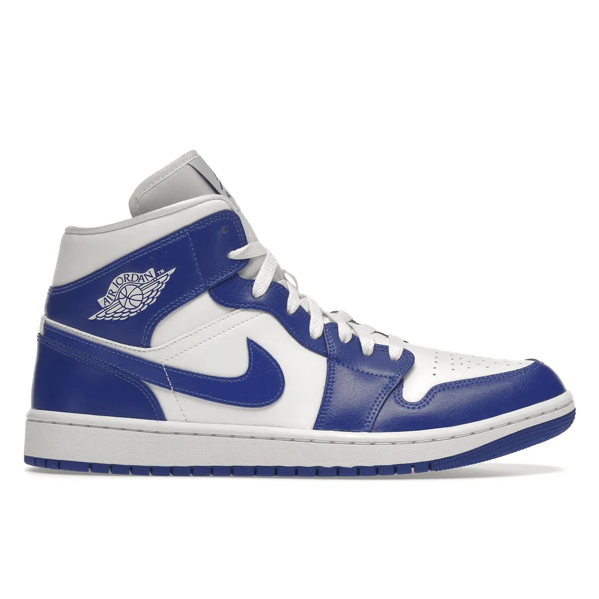Air Jordan 1 Mid Kentucky Blue Sneakers Mid Top Classic Design