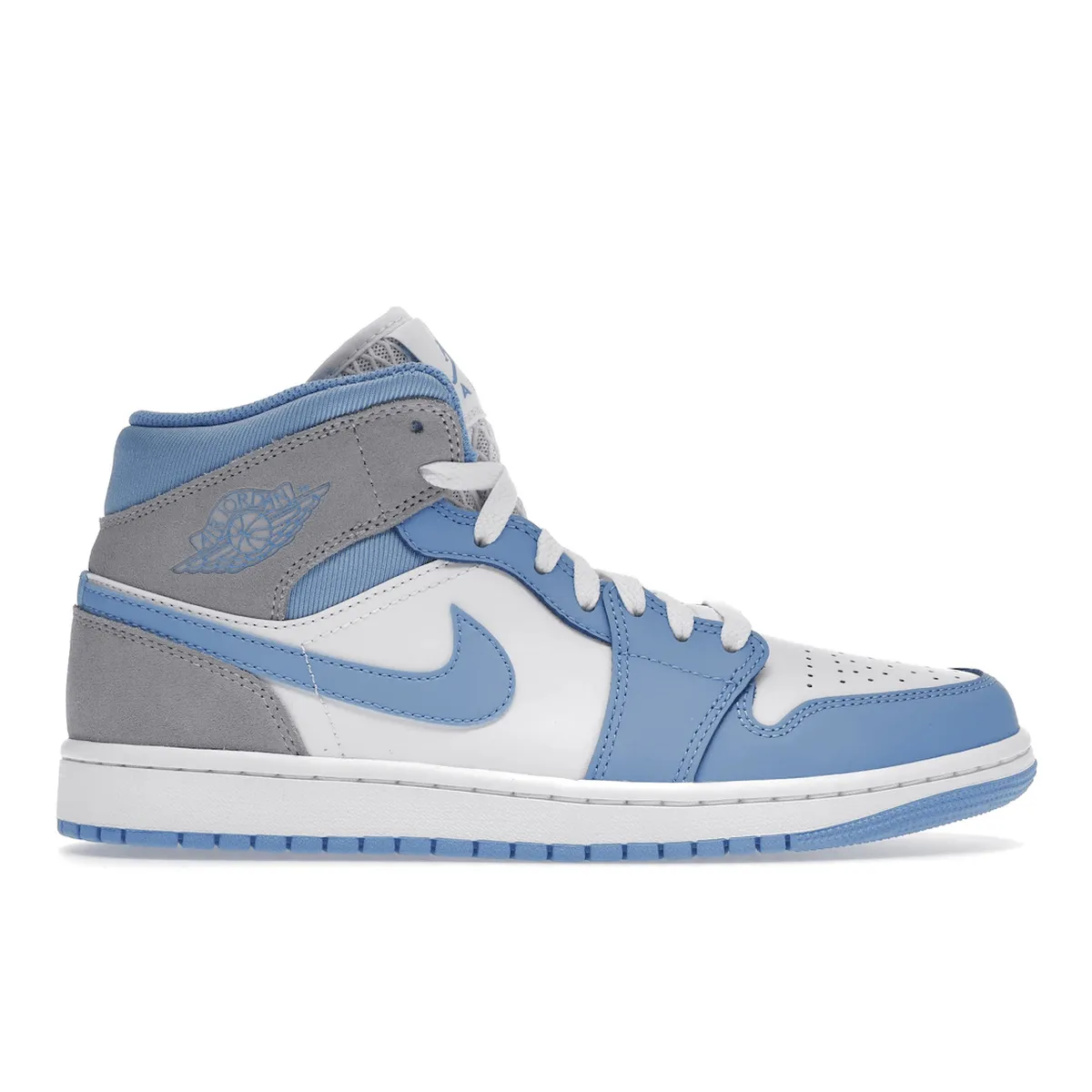Ultimate Traction Air Jordan 1 Mid University Blue Grey