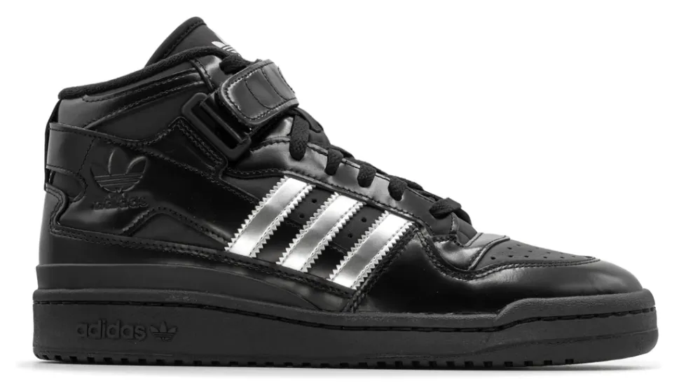 Ultra Flex Motion Adidas Forum 84 Mid ADV Shoe - Core Black/Silver
