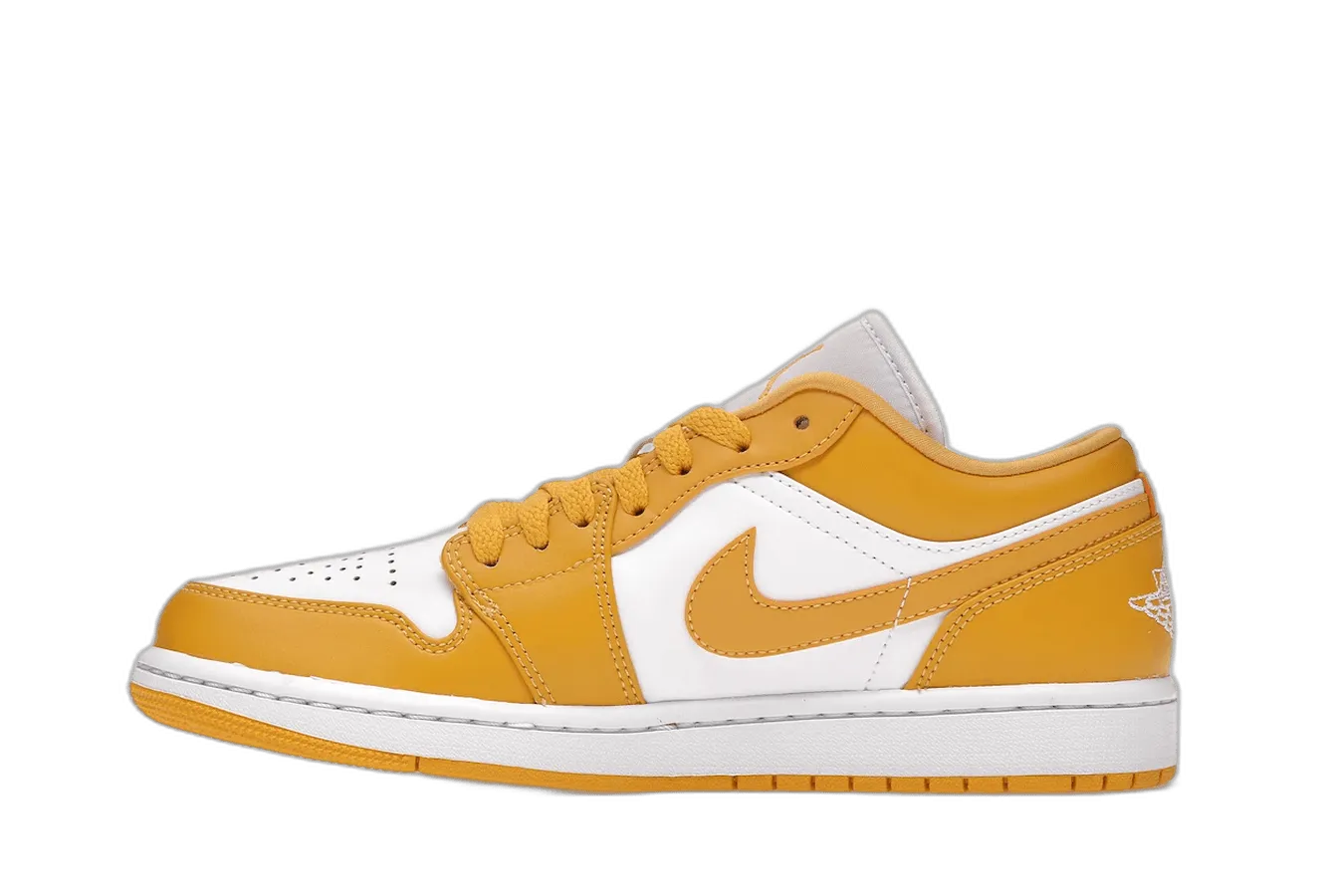 Ultra Flexibility Air Jordan 1 Low White Pollen