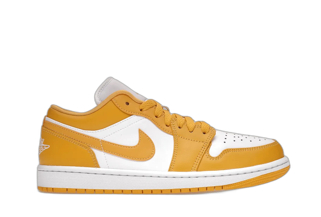 Air Jordan 1 Low White Pollen Court Grip Active Play Style