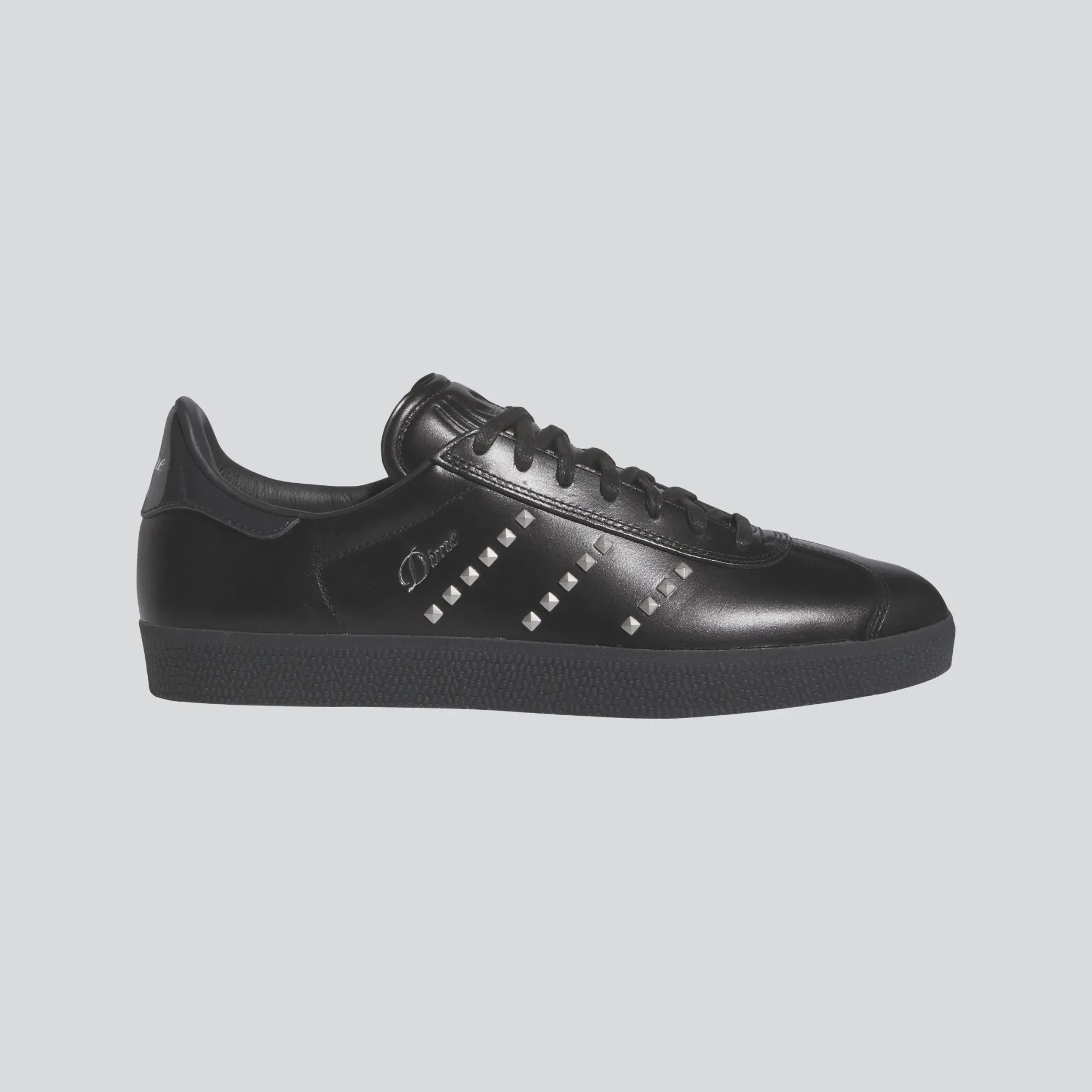 Unbeatable cushioning Adidas x Dime Gazelle Shoe - Core Black/Silver/Carbon