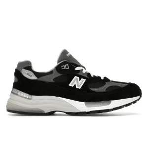 New Balance 992 Black Grey Suede Casual Support