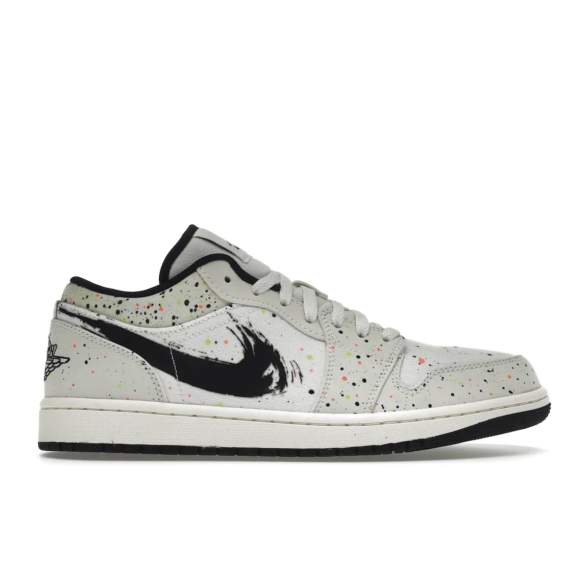Air Jordan 1 Low Brushstroke Sail Sport Lifestyle Fit