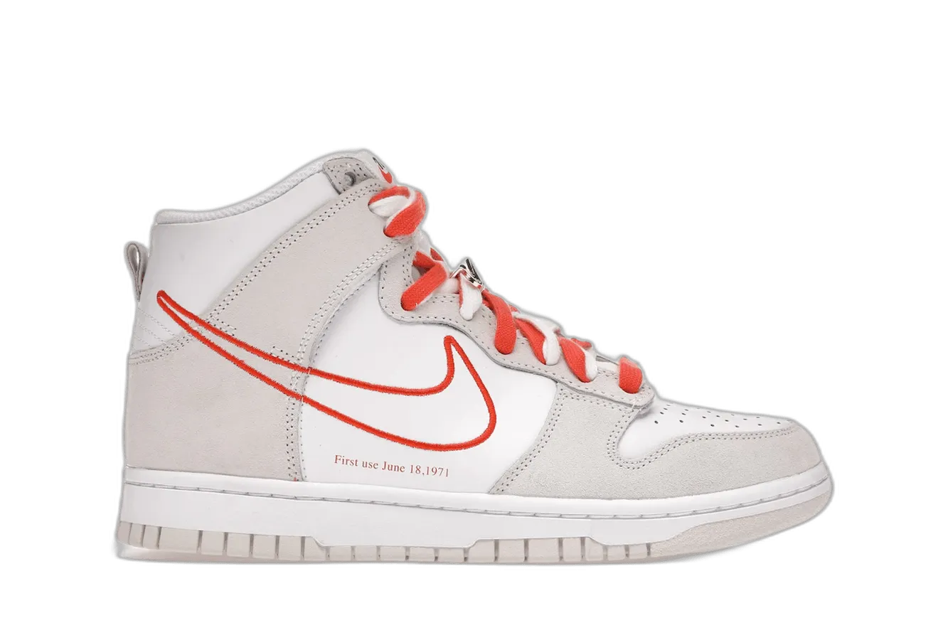 Dunk High First Use Sail Orange Farm Jog