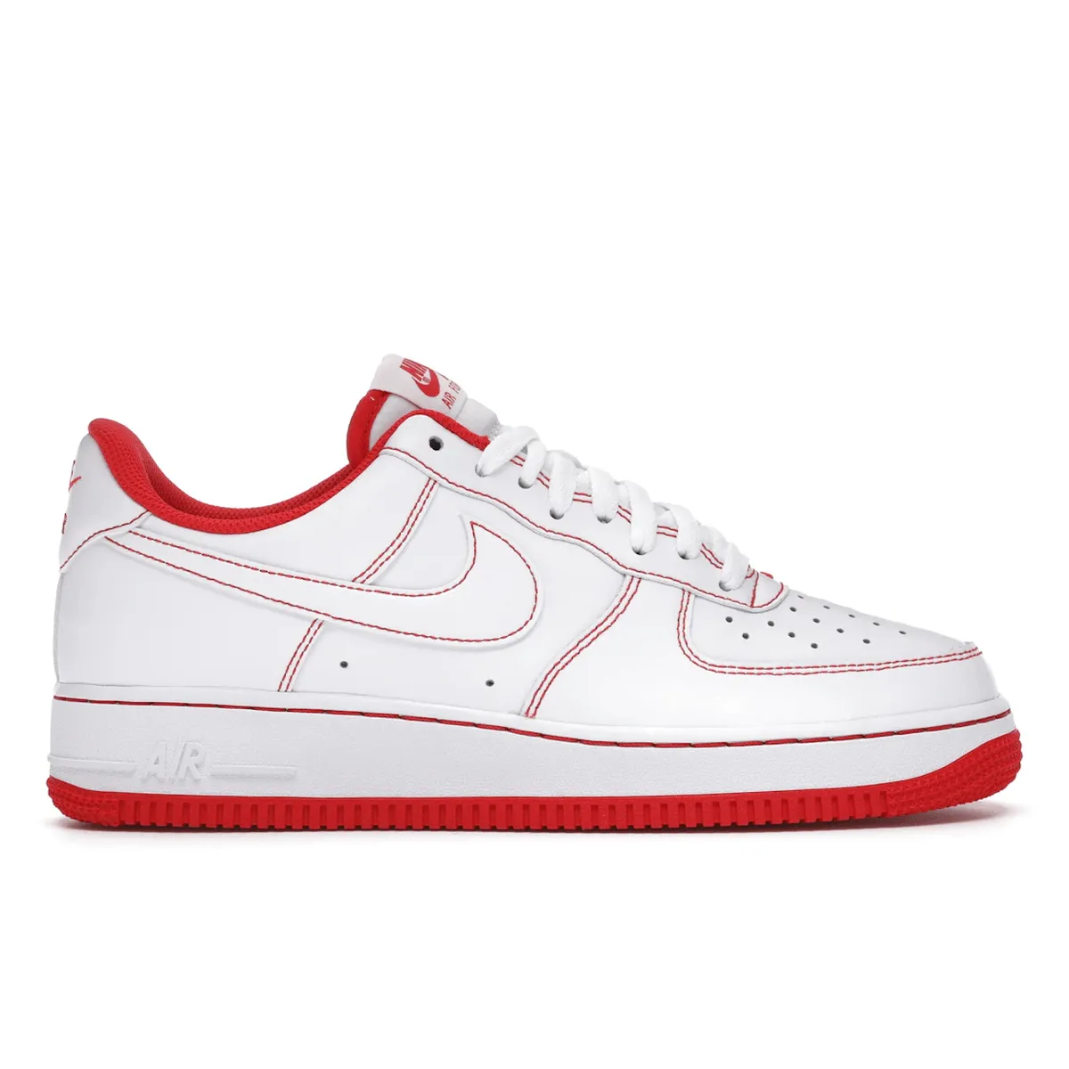 Model Look Air Force 1 07 White University Red
