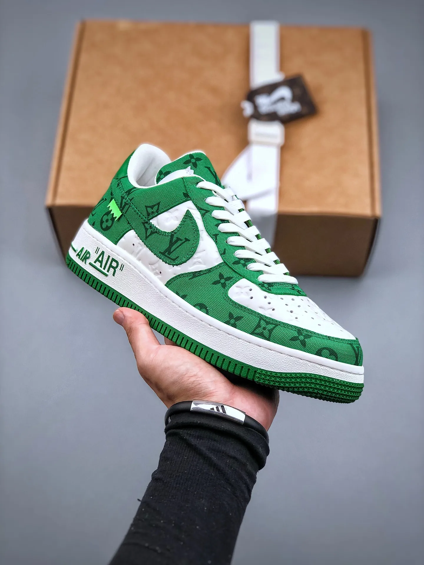 Urban Edge Max AF1 x OW by Virgil - Green Customs