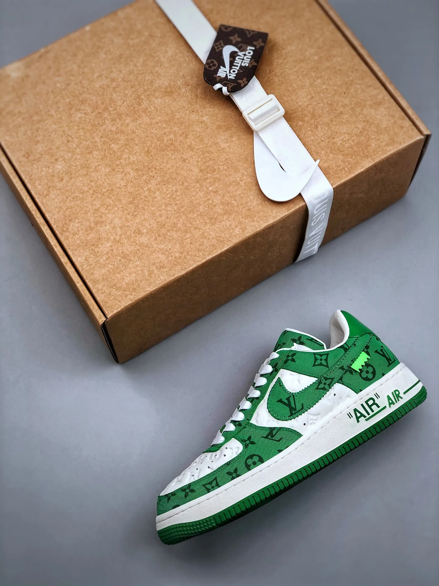 Urban Edge Max AF1 x OW by Virgil - Green Customs