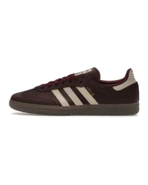 Adidas Samba OG Maroon Crystal Sand High Top