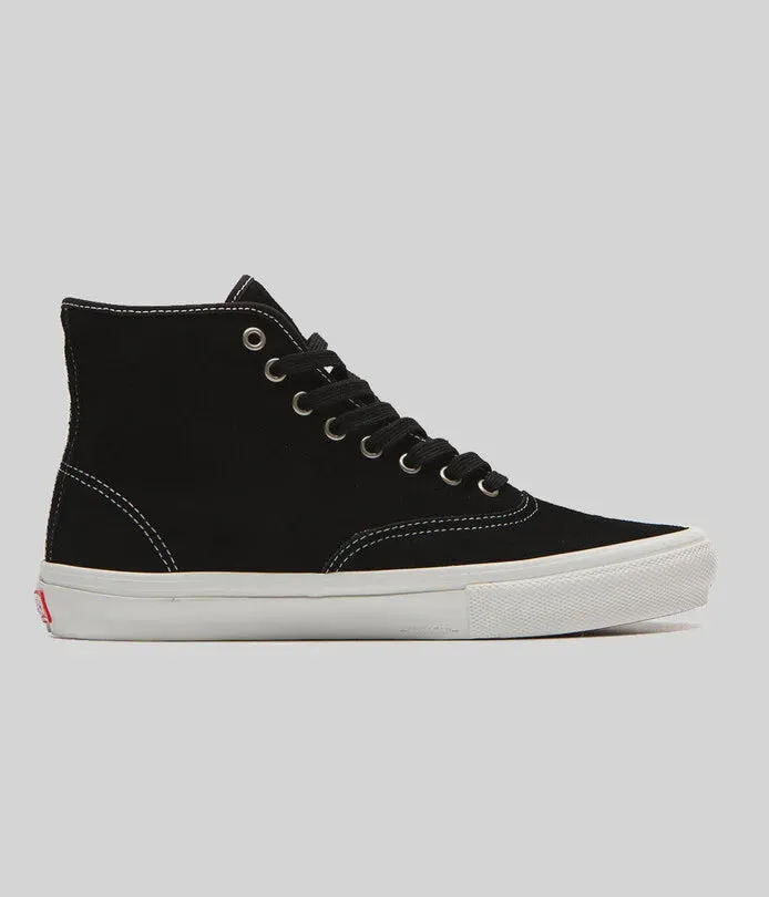 Vans Skate Authentic High Shoe - Black Suede Easy Support