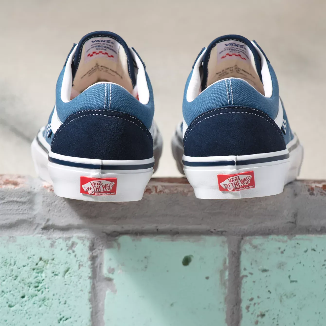 Vans Skate Old Skool Shoe - Navy/White Fashion-driven