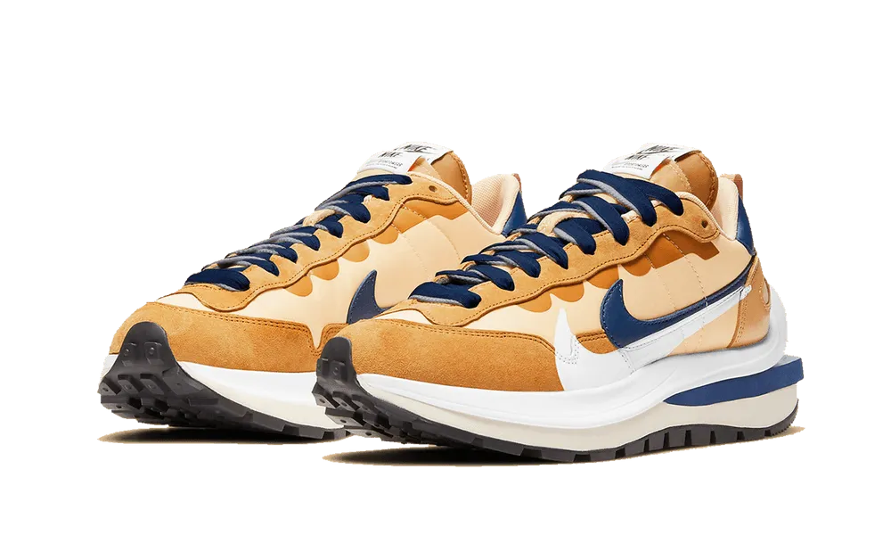 Vaporwaffle X Sacai Tan Navy Quick Flex