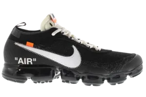 Vapourmax x OW "THE TEN" Black advanced - level running shoes Snowy running traction