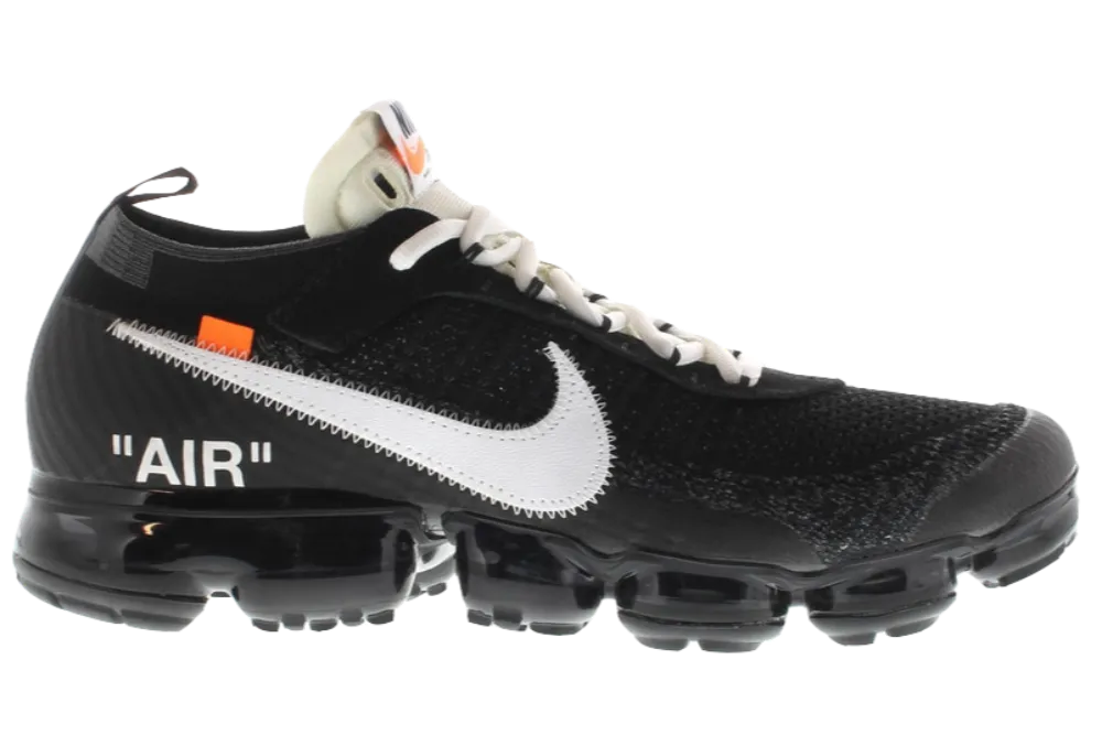 Vapourmax x OW "THE TEN" Black advanced - level running shoes Snowy running traction
