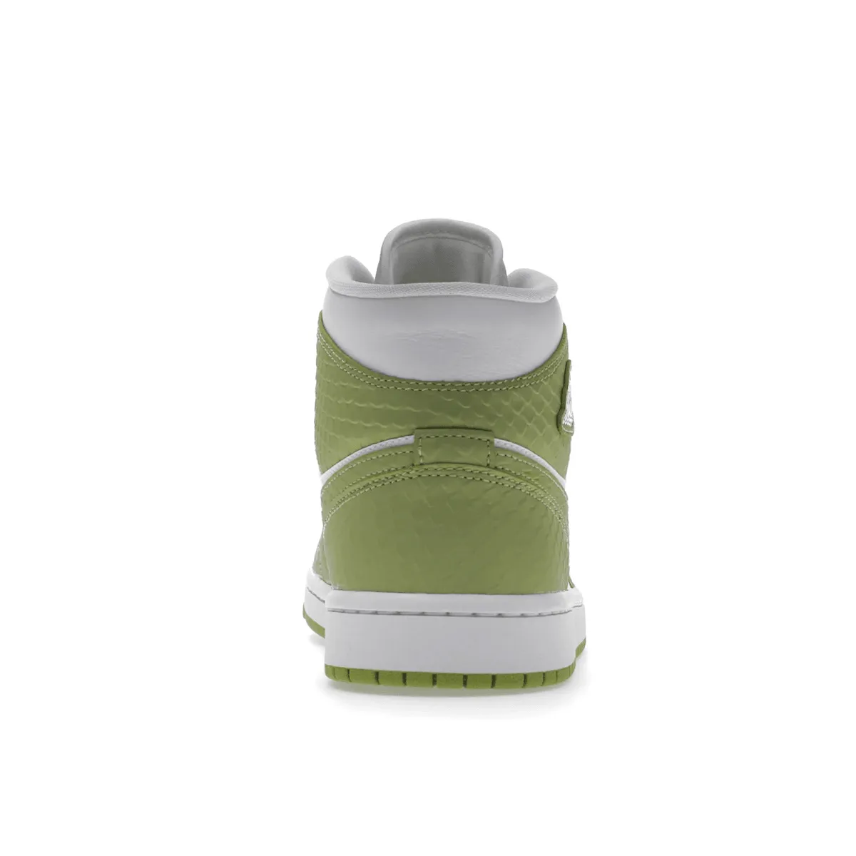 Ventilated Upper Air Jordan 1 Mid Green Python