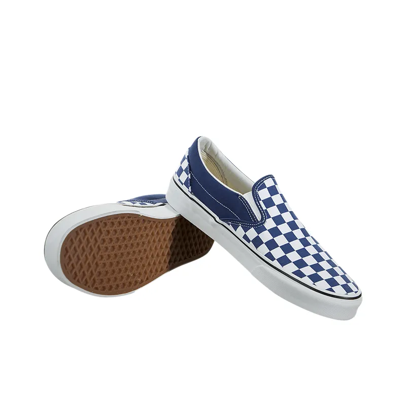 Ventilation holes Vans Classic Slip-On Unisex Sneaker Checkerboard Estate Blue/White