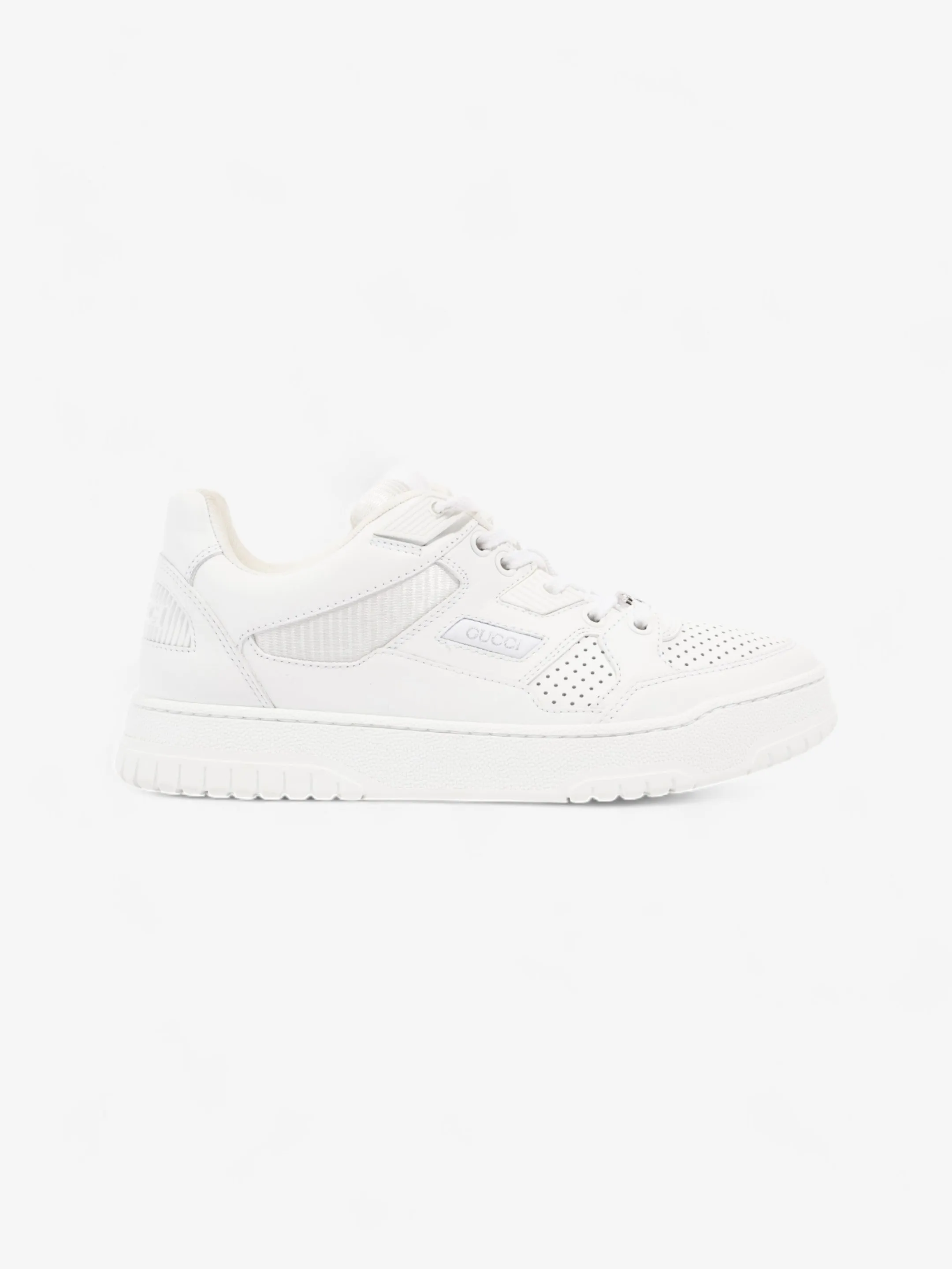 Versatile Performance Gucci Interlocking GG Sneakers White  Leather EU 37.5 UK 4.5