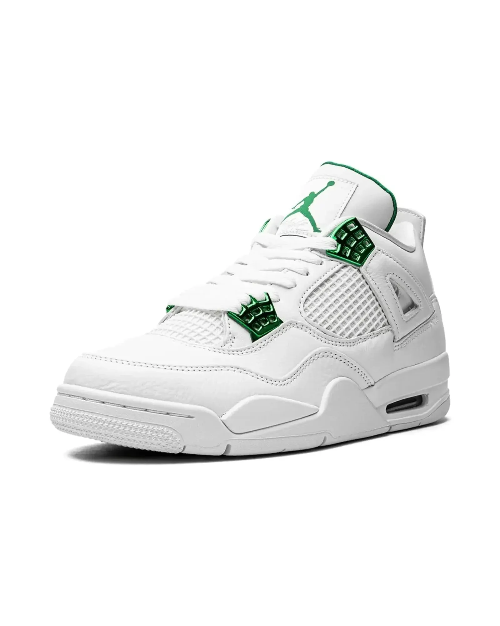 Versatile Silhouette Nike Air Jordan 4 Retro Metallic Green