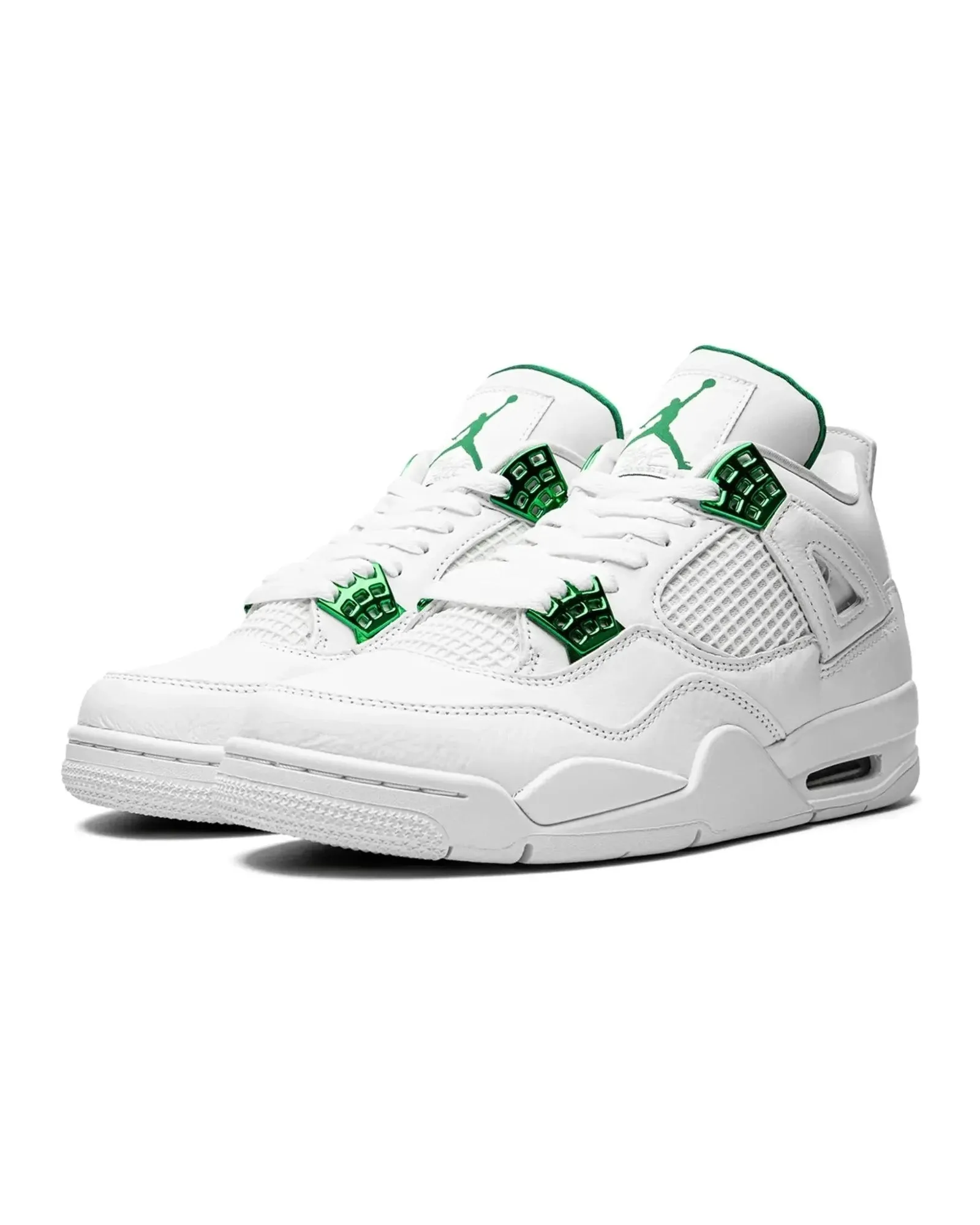 Versatile Silhouette Nike Air Jordan 4 Retro Metallic Green