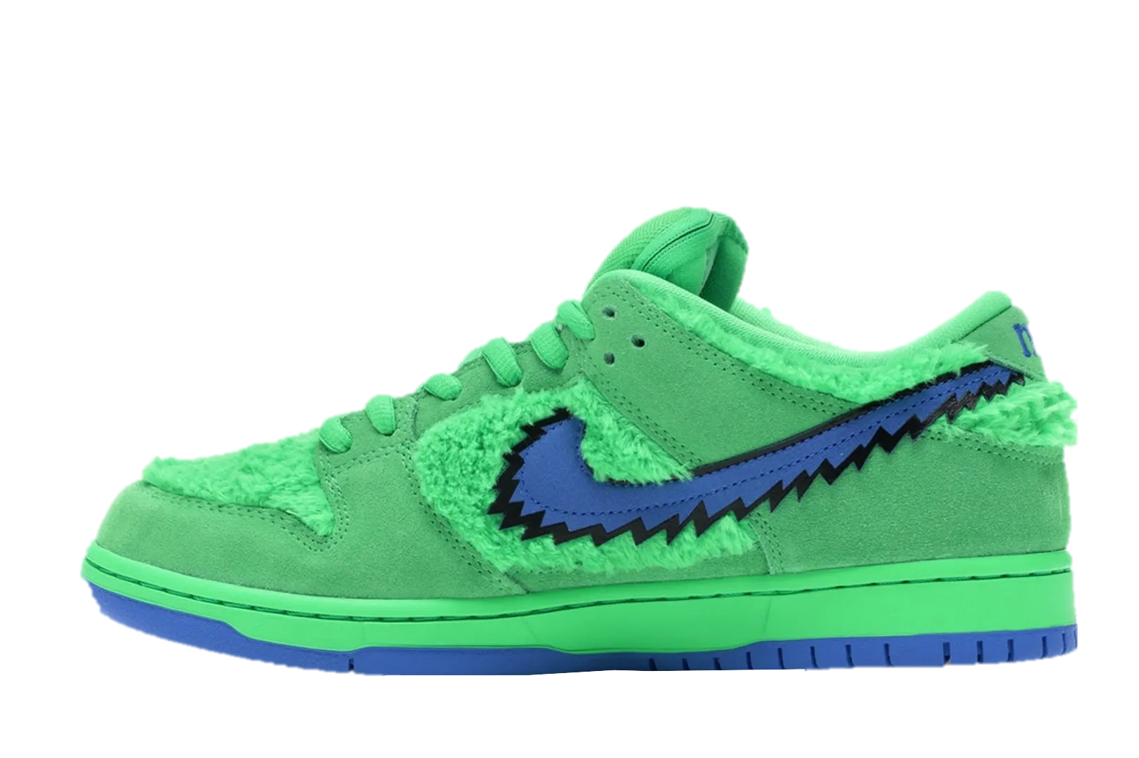 Vibrant lining Grateful Dead Bears SB Dunk Low Green
