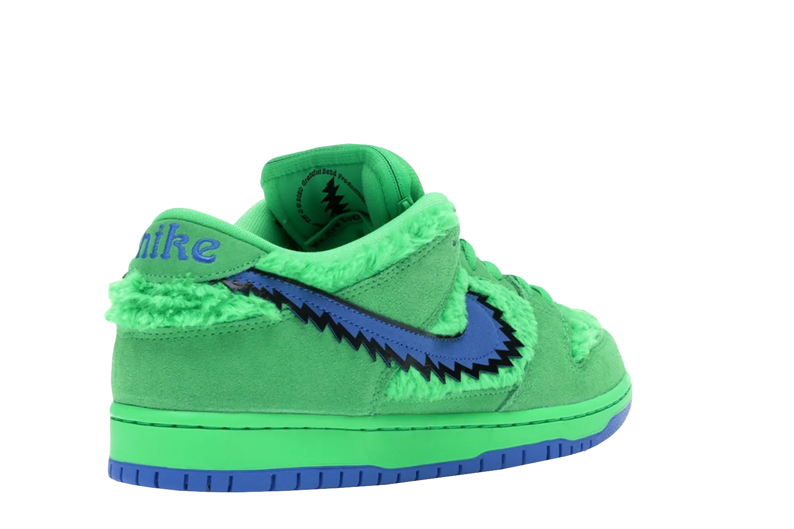 Vibrant lining Grateful Dead Bears SB Dunk Low Green
