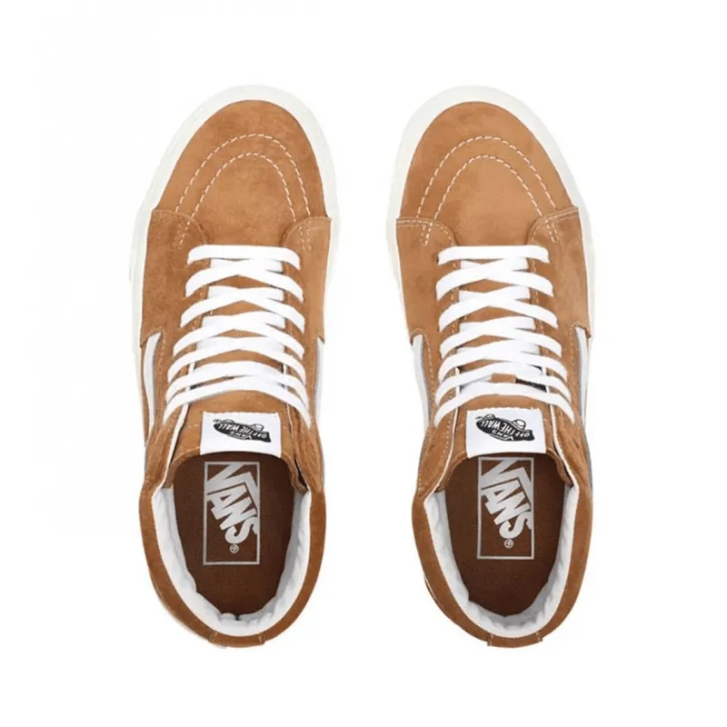 [VN0A4BV618M] Sk8-Hi Pig Suede Unisex Sneakers Logo-Print