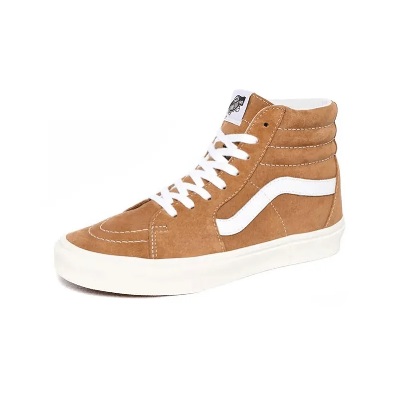 [VN0A4BV618M] Sk8-Hi Pig Suede Unisex Sneakers Logo-Print