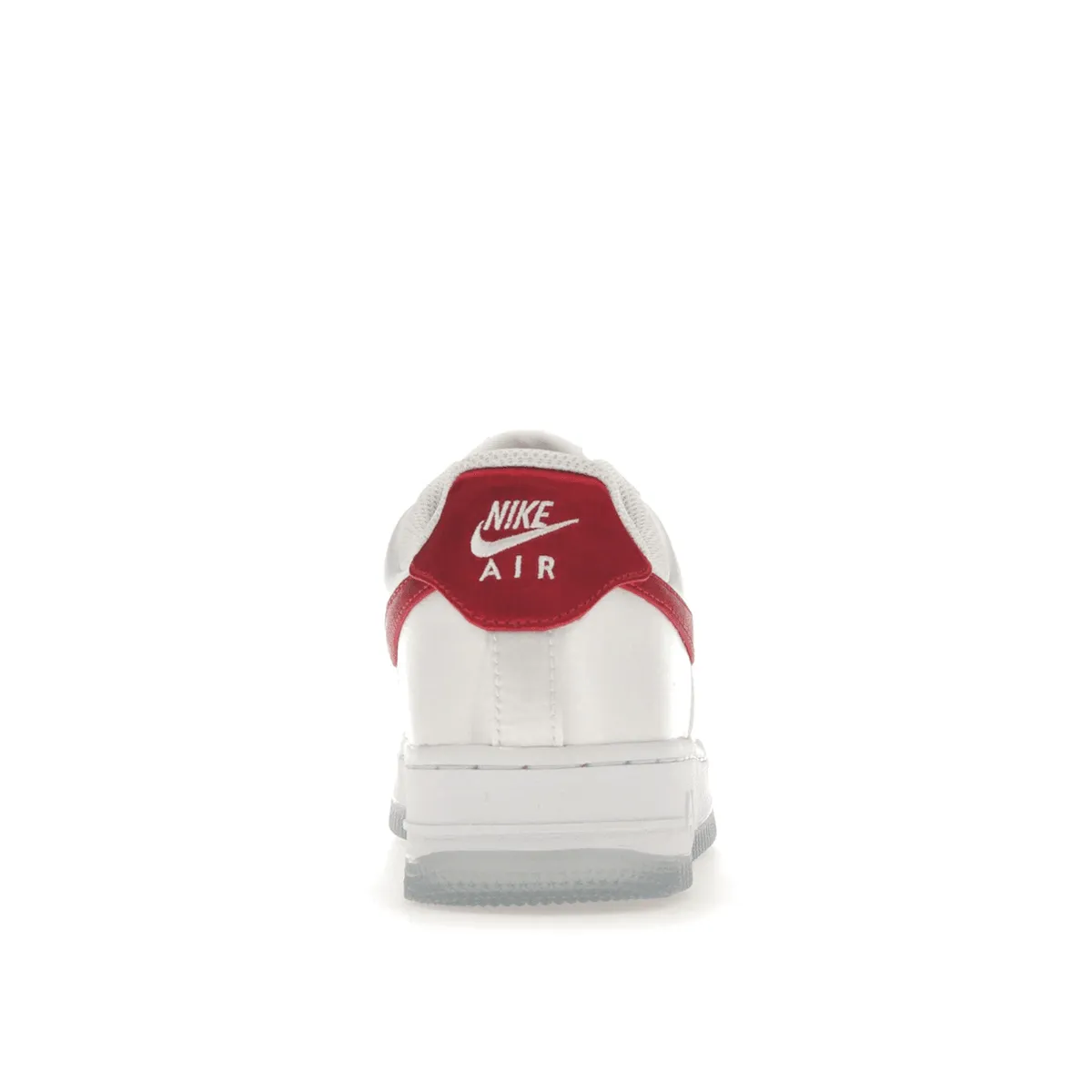 Walk Chic Air Force 1 Low Satin White Red