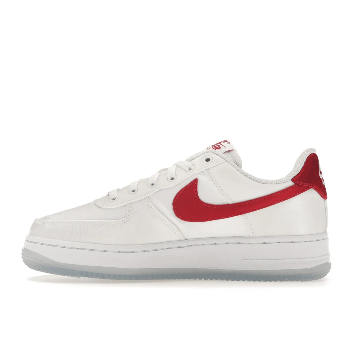 Walk Chic Air Force 1 Low Satin White Red