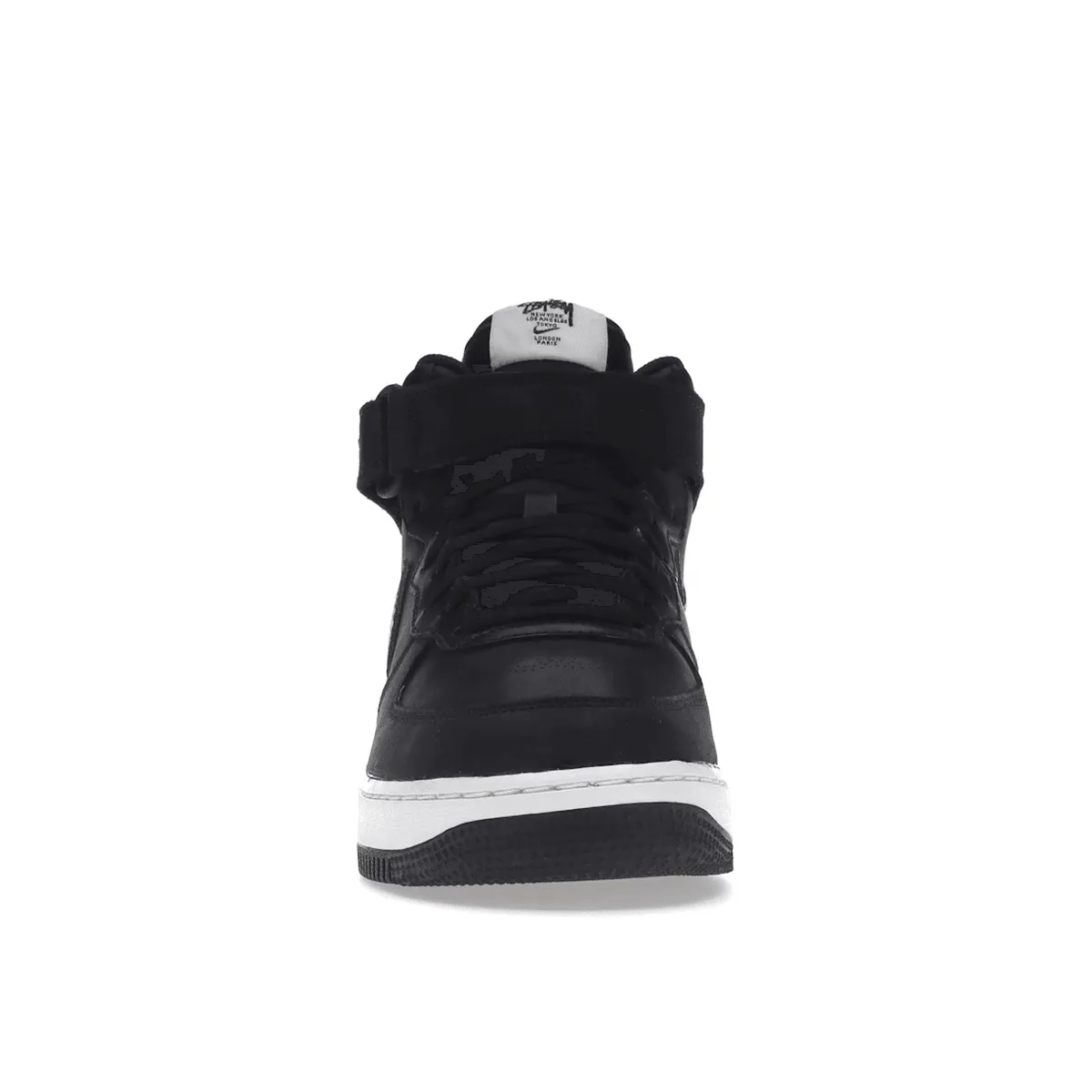 Walk Fresh Air Force 1 Mid x Stussy Black White