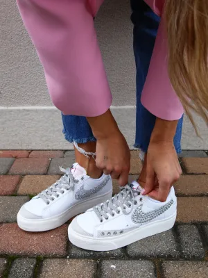 Nike Blazer Platform Total Strass Practical Walk School Go