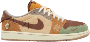 AJ 1 Low Voodoo Layered Design Easy Activity
