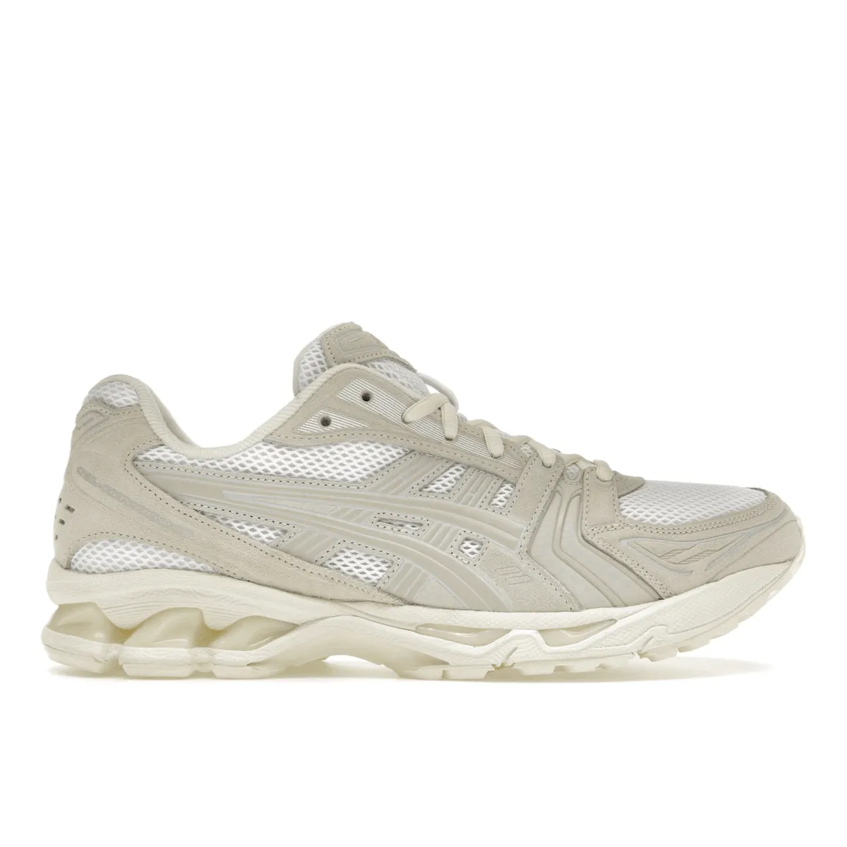 Wedge-Heel ASICS Gel-Kayano 14 White Smoke Grey