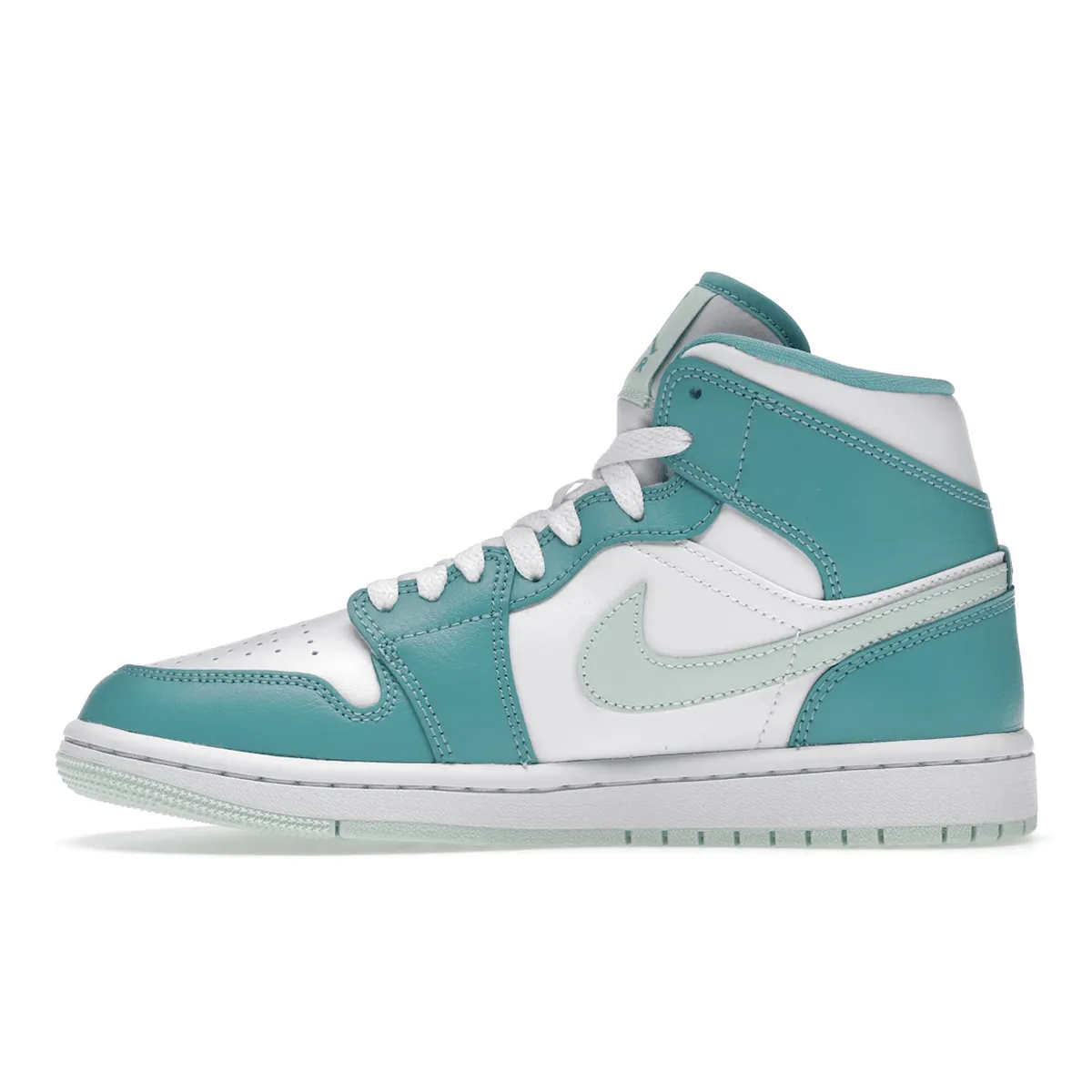 Wedge Sole Air Jordan 1 Mid Washed Teal