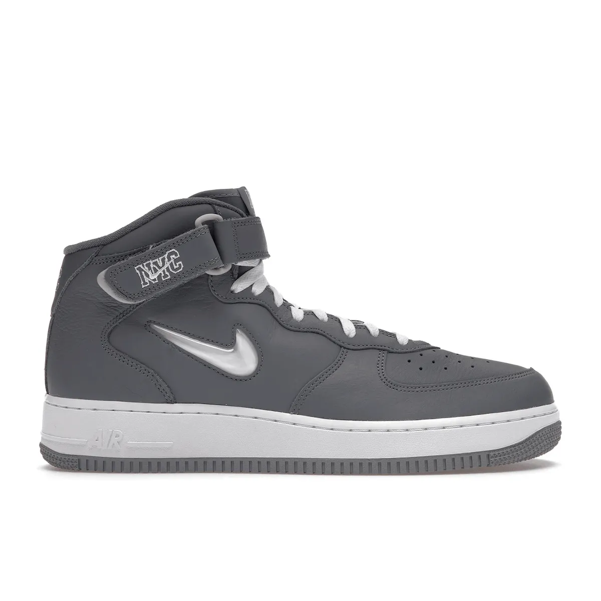 Weekend Ease Air Force 1 Mid QS Jewel NYC Cool Grey