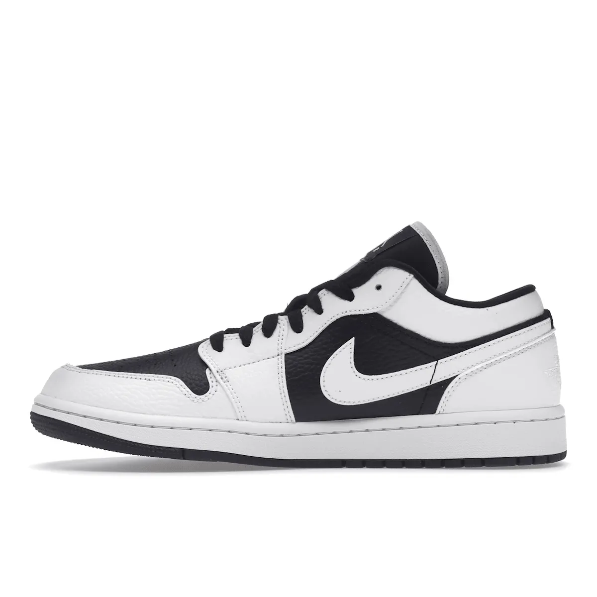 Well Fitted Air Jordan 1 Low SE Homage Split White Black