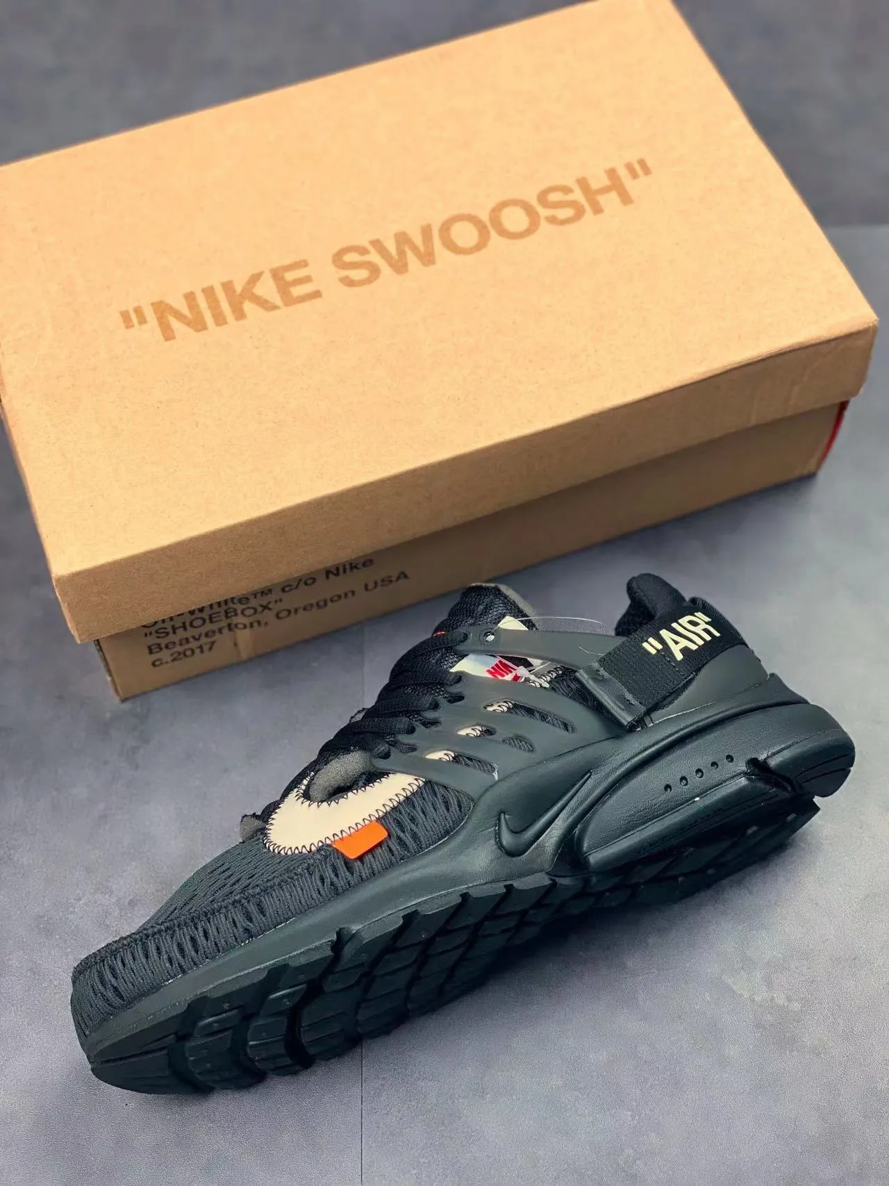 Wide toe space part section Presto X OW Black
