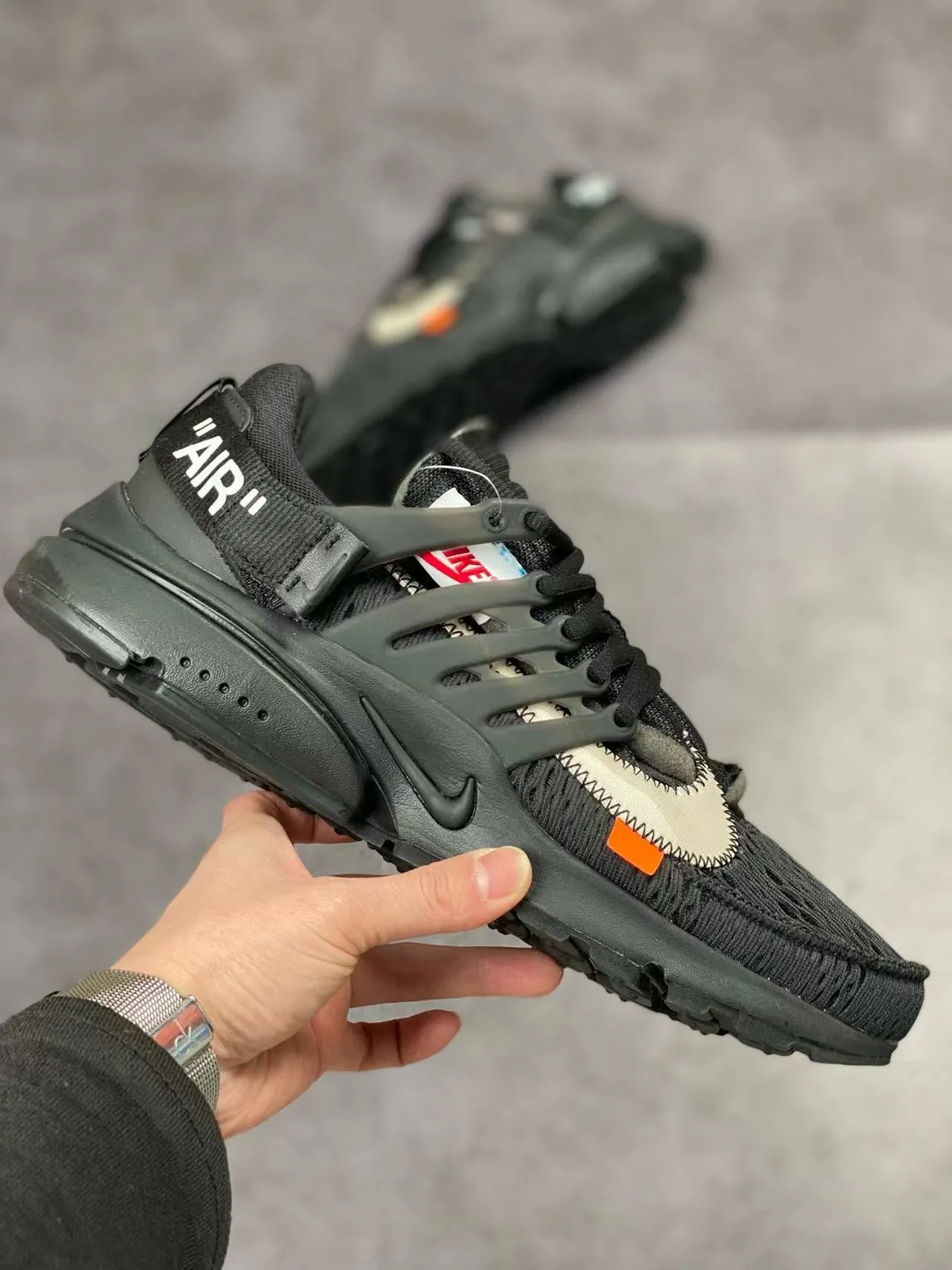Wide toe space part section Presto X OW Black