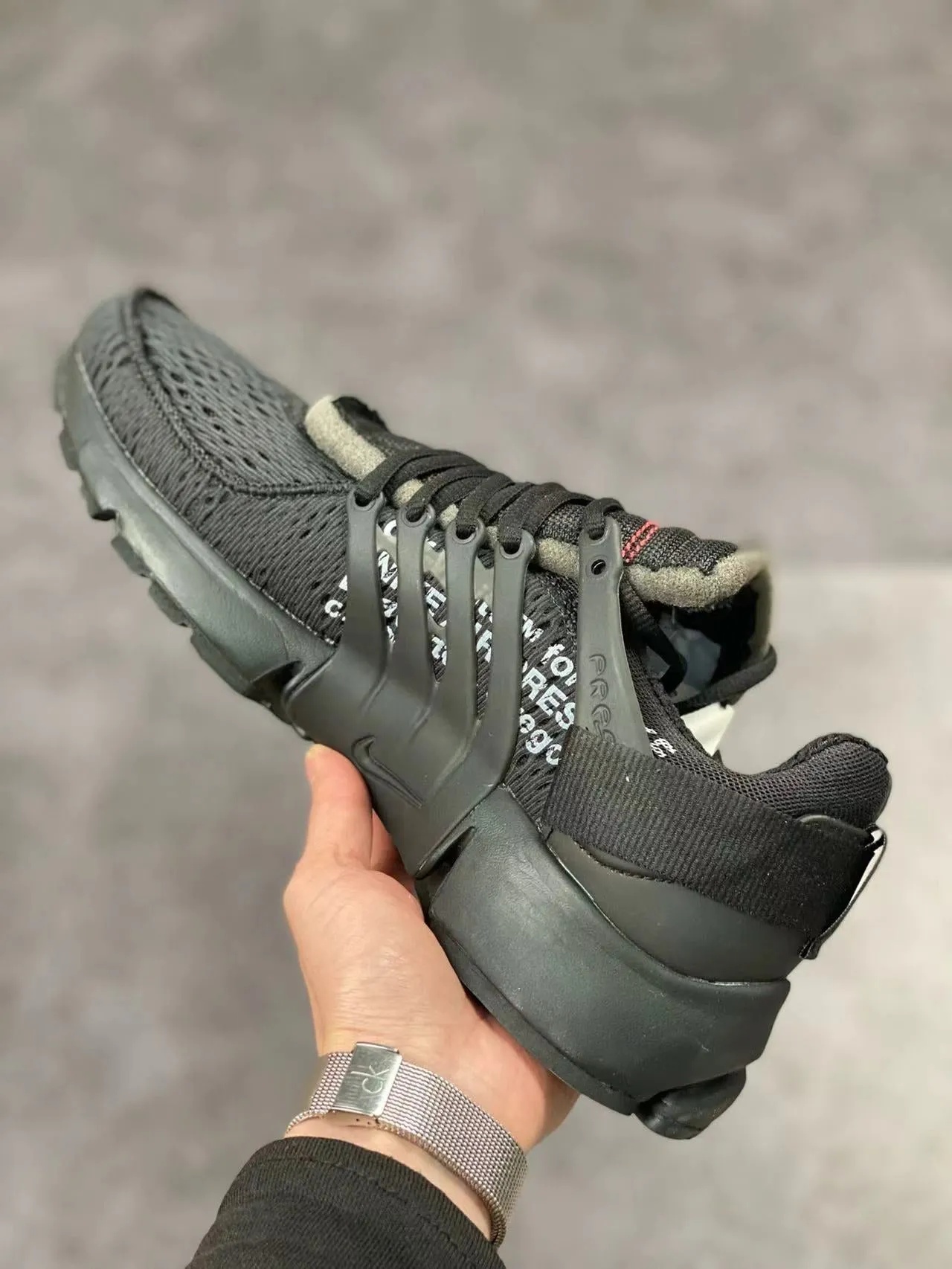 Wide toe space part section Presto X OW Black