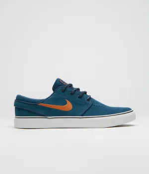 Nike SB Janoski OG  Shoes in Blue Force and Campfire Orange and Blue Force