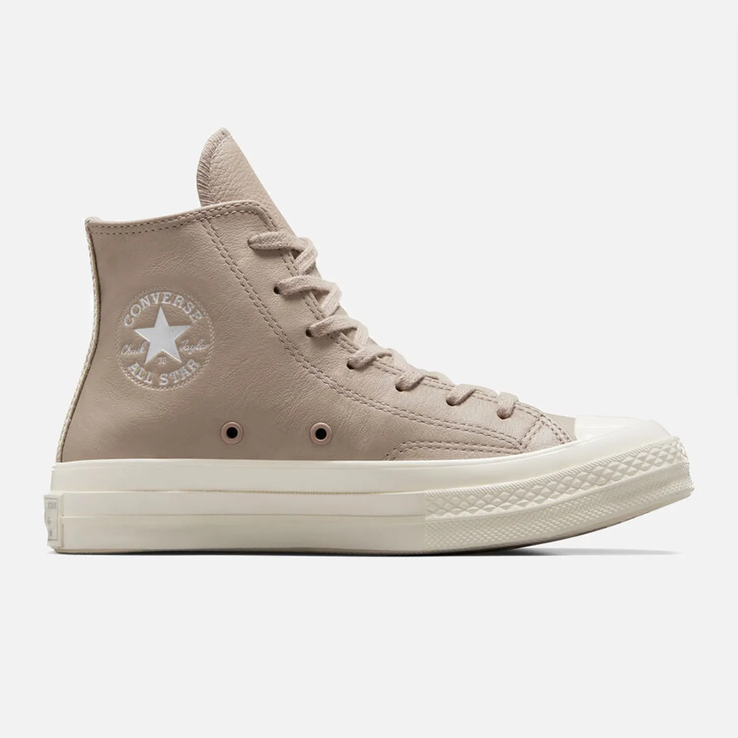 Women's Converse Chuck Taylor 70 Hi Stone Premium Leather Comfortable Footbed Design Concept