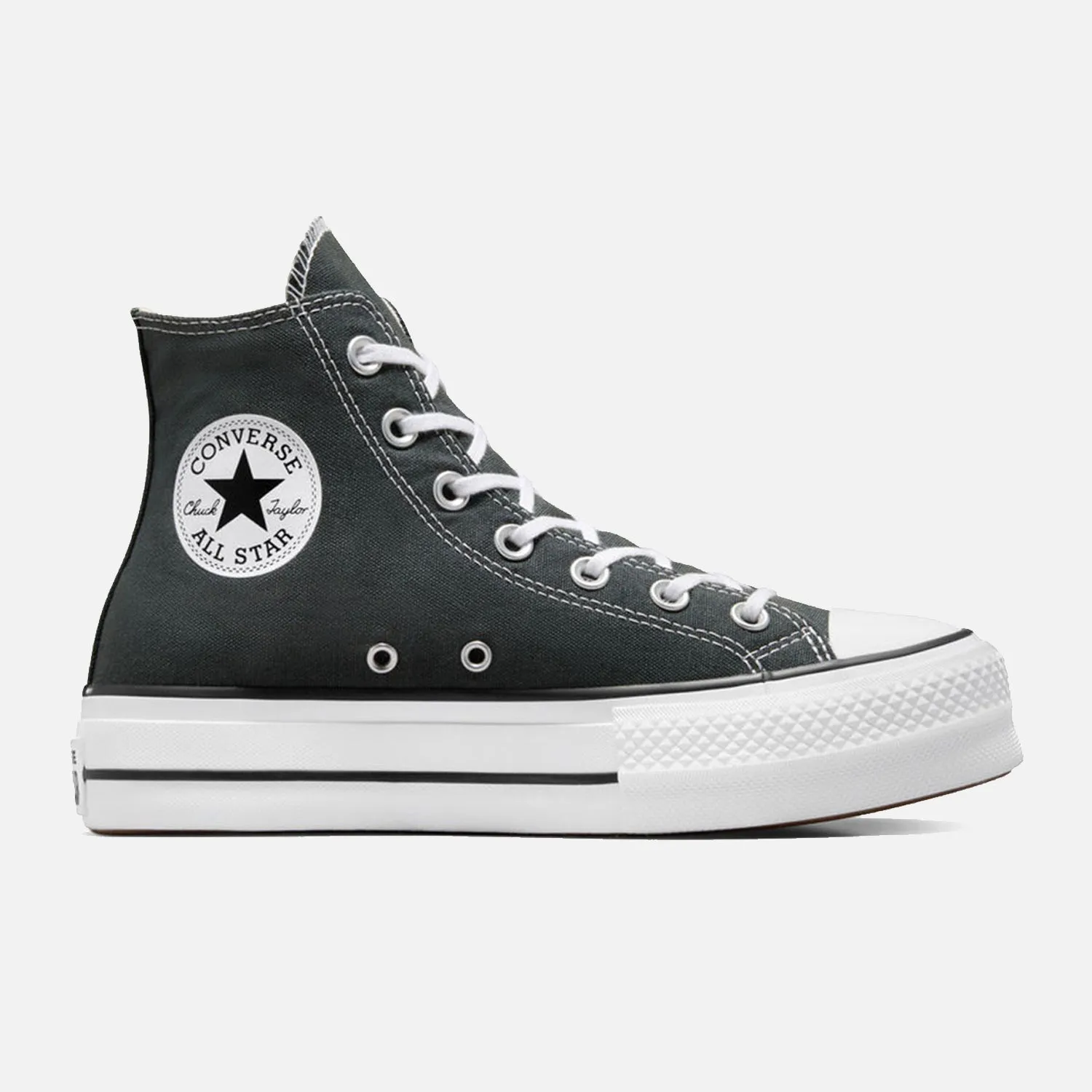 Women's Converse Chuck Taylor Lift Hi Lift Charcoal Light - weight sense
