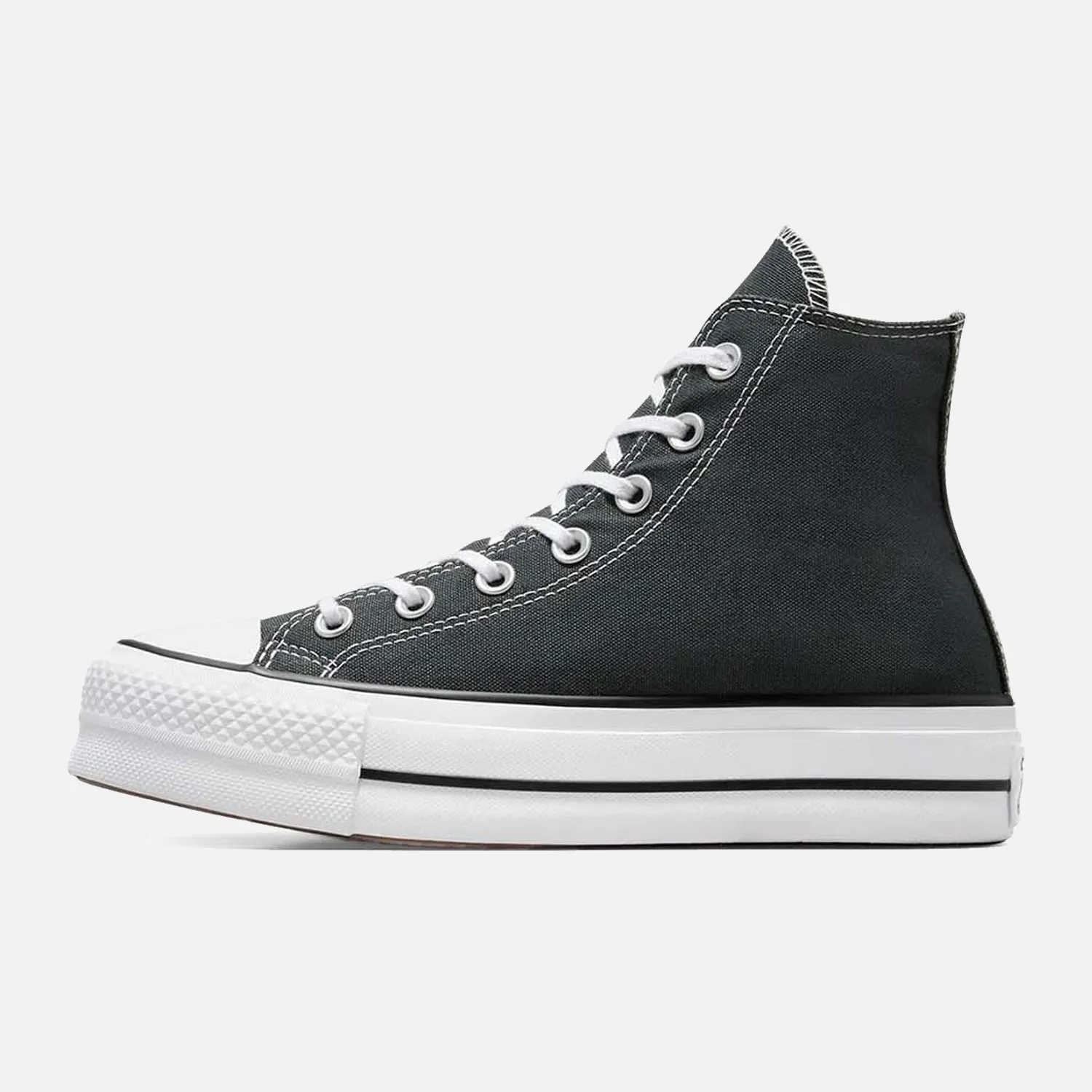 Women's Converse Chuck Taylor Lift Hi Lift Charcoal Light - weight sense