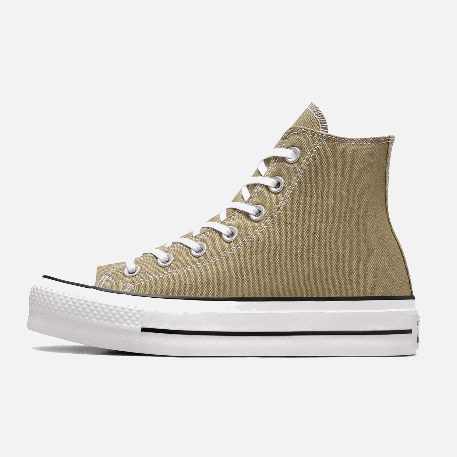 Women's Converse Chuck Taylor Lift Hi Mossy Olive Cool Feeling Design