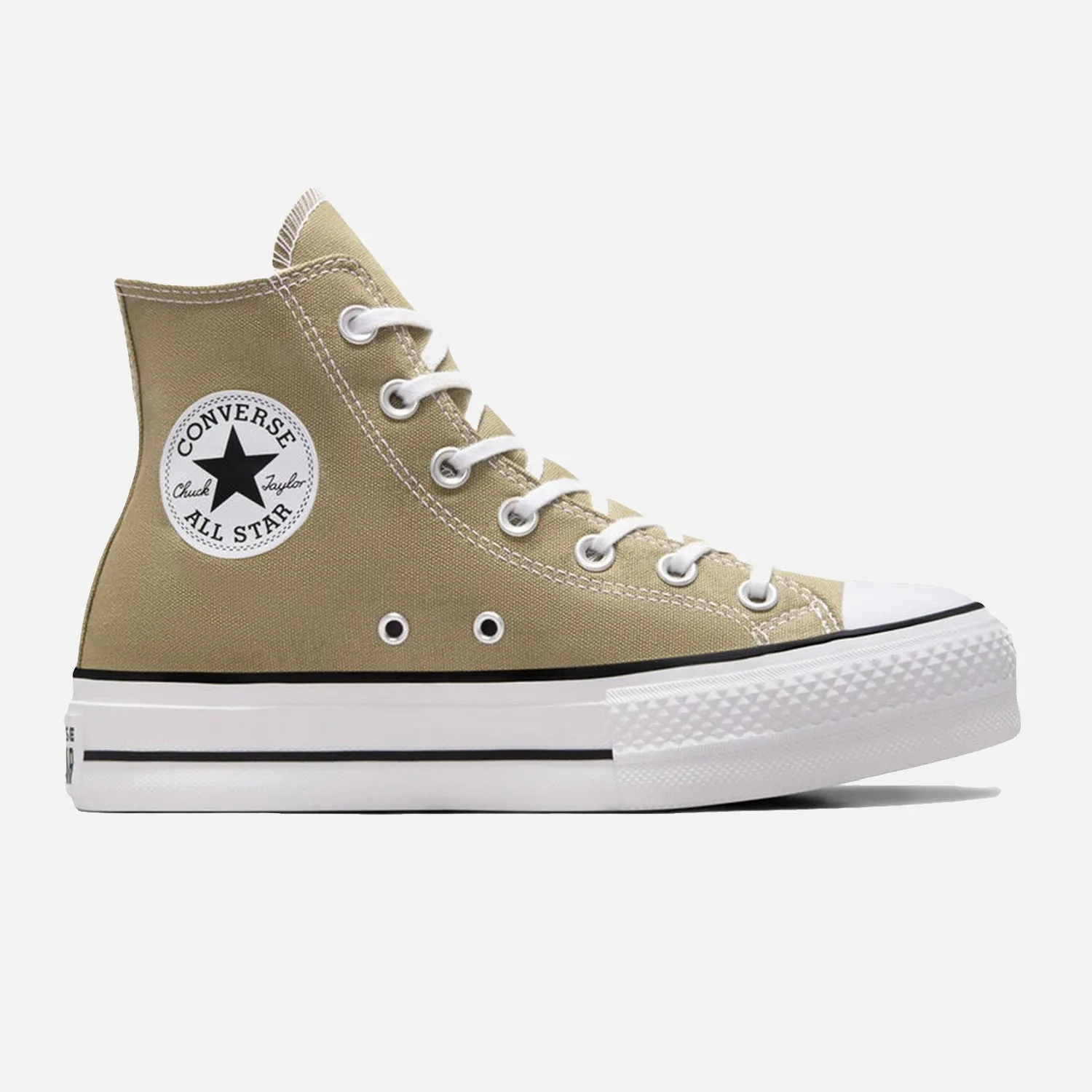 Women's Converse Chuck Taylor Lift Hi Mossy Olive Cool Feeling Design