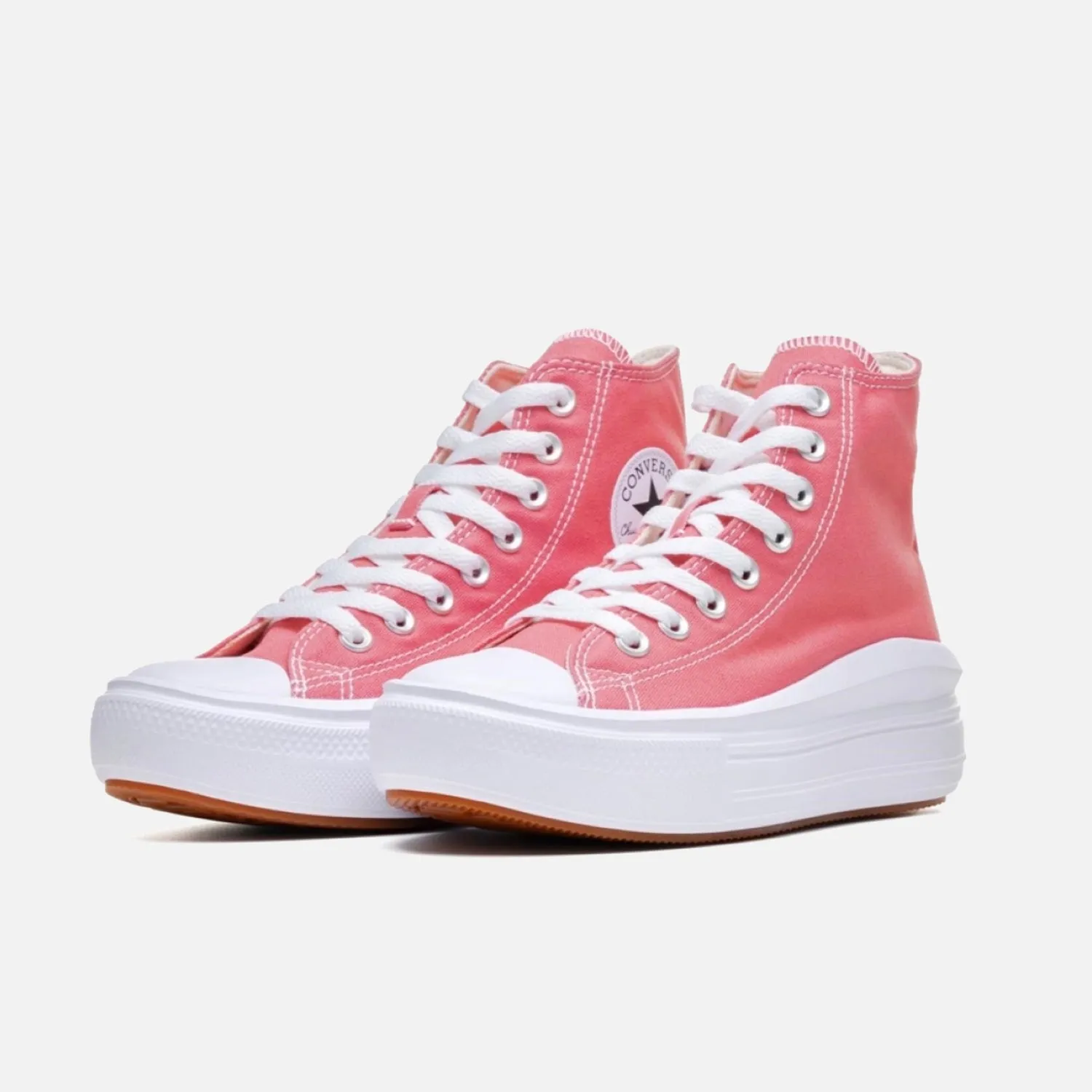 Women's Converse Chuck Taylor Move Hi Top Pink Traction - Boosted
