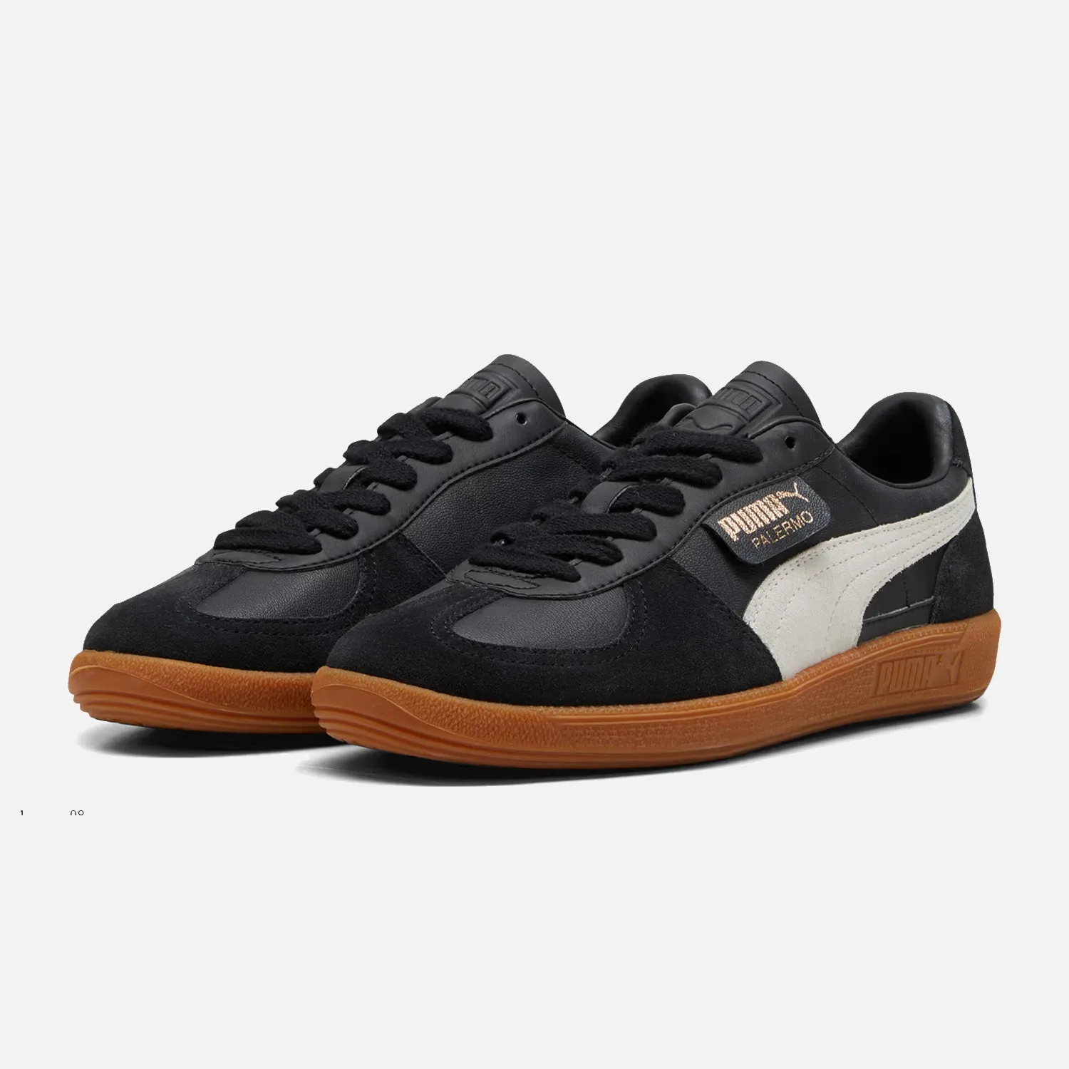 Women's Puma Palermo Black Leather Competitive use