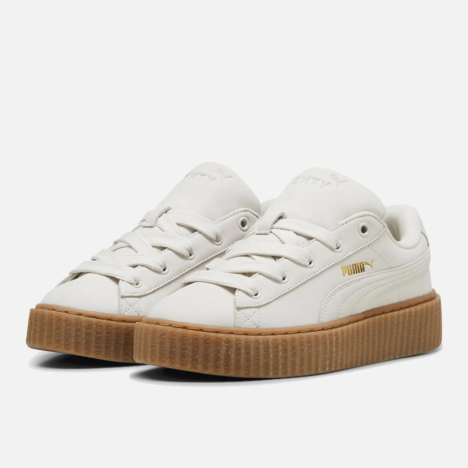 Women's Puma x Fenty Phatty Warm White Speed training features