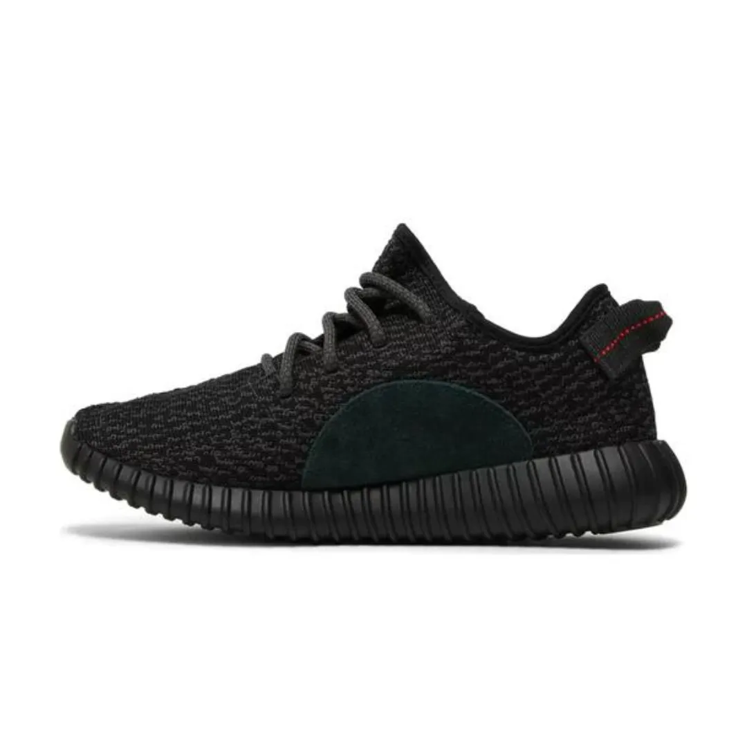 Yeezy Boost 350 'Pirate Black' running in stadium tracks shoes daily user