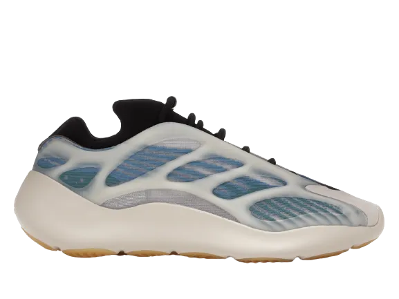running in an underpass area shoes multi - terrain running shoes YZY 700 V3 Kyanite